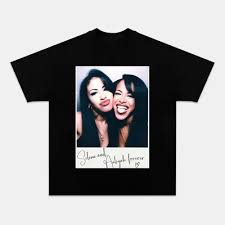 Vintage Aaliyah & Selena Icon T-Shirt – Queens of R&B 👑🎶